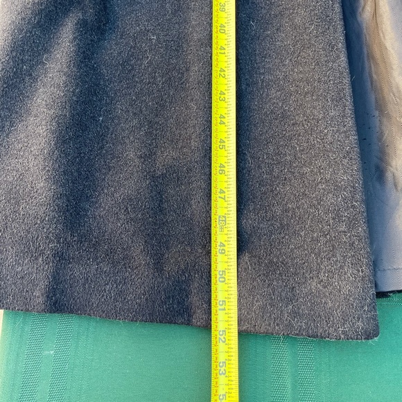 Vintage Kasper Cashmere blend long trench coat - Picture 8 of 9